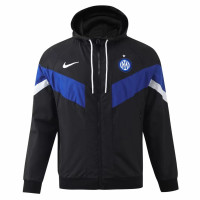Giacca da calcio con cappuccio Windrunner da uomo dell'Inter Milan 2024