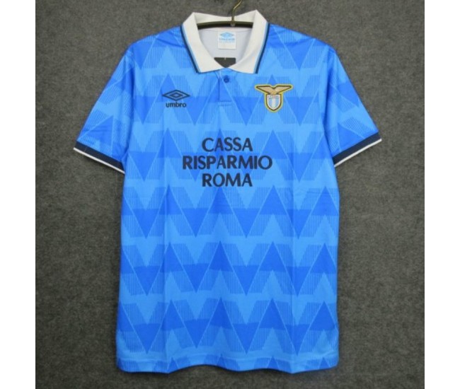 Maglia da calcio retrò da uomo SS Lazio 1989