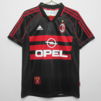 Maglia da calcio retrò terza maglia da uomo AC Milan 1998