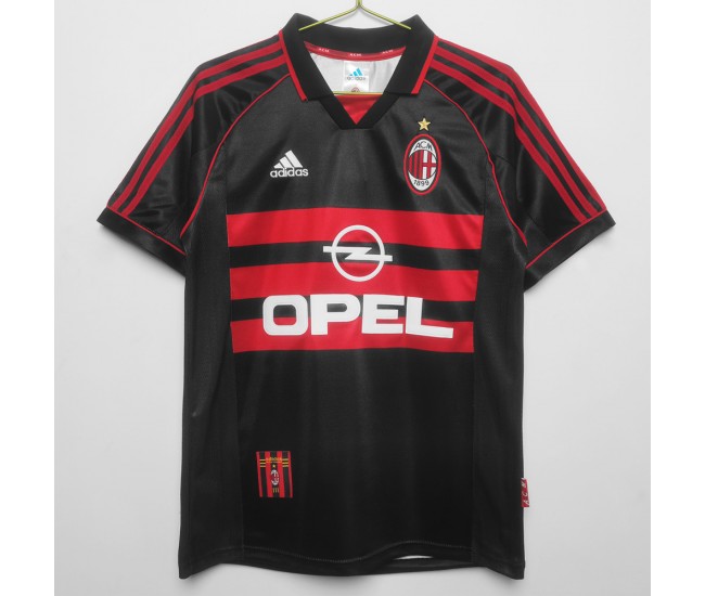 Maglia da calcio retrò terza maglia da uomo AC Milan 1998
