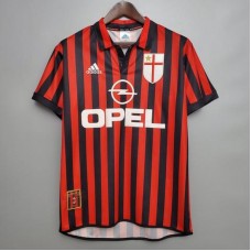 Maglia da calcio retrò da uomo AC Milan 1999