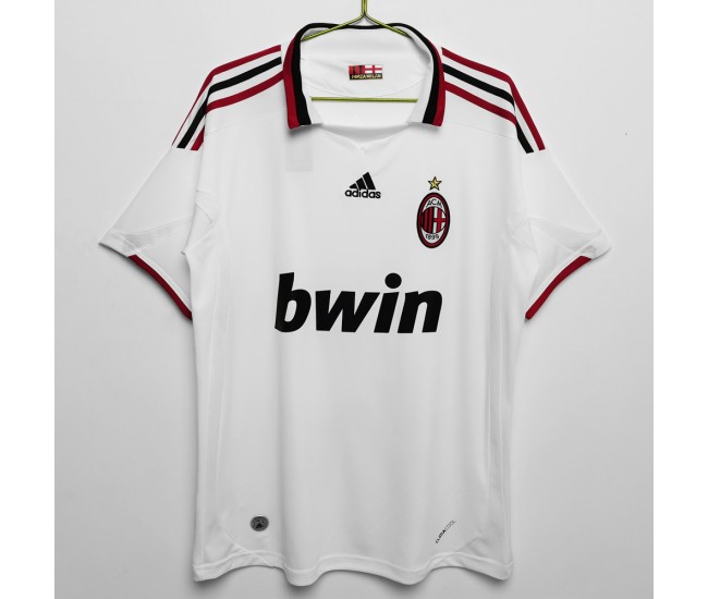 Maglia da calcio retrò da trasferta del Milan del 2009