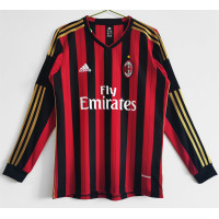 Maglia da calcio retrò a maniche lunghe da uomo AC Milan 2013
