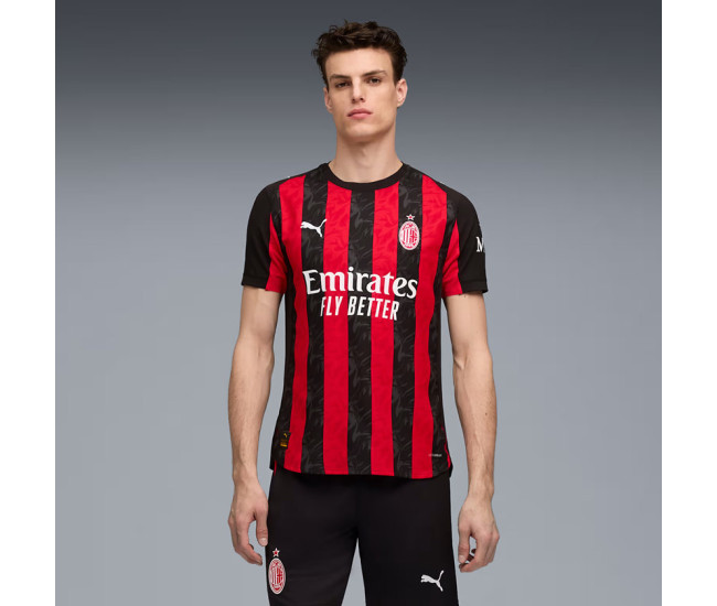 Maglia da calcio autentica da uomo AC Milan Home 2025