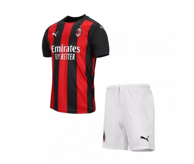 Divisa Home Kids Ac Milan 2020 2021 | Best Soccer Jerseys