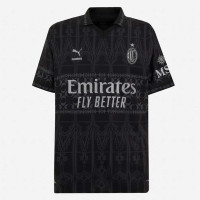 Maglia da calcio scura da uomo AC Milan X Pleasures 2023