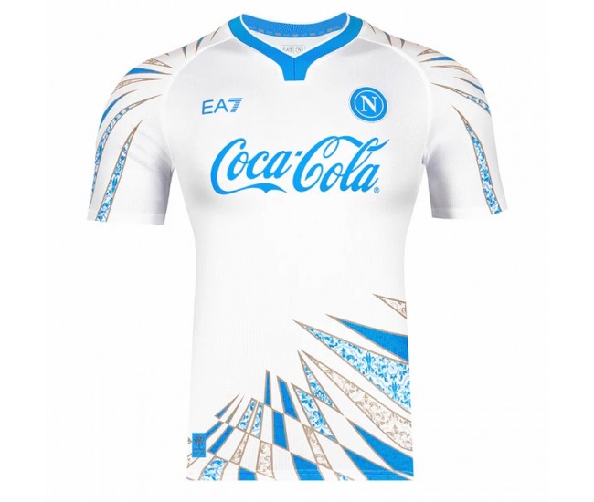 Maglia da calcio pre-partita da uomo SSC Napoli 2025