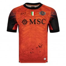 Maglia da uomo SSC Napoli per Halloween, colore arancione, stagione 25-26