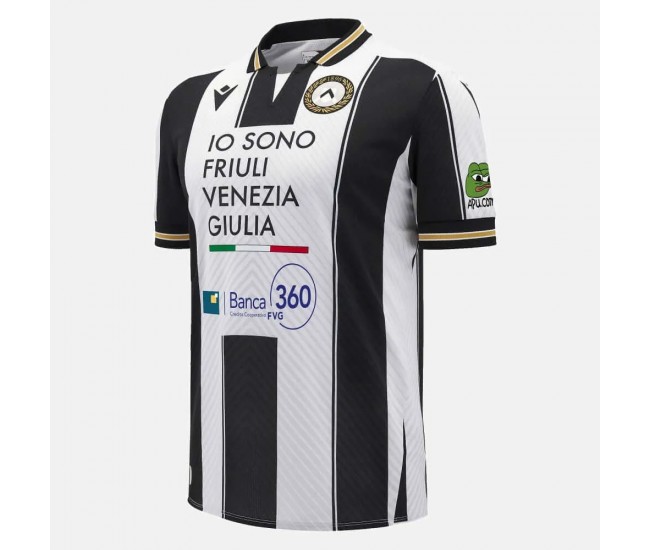 Maglia da calcio casalinga da uomo dell'Udinese Football Club 2024