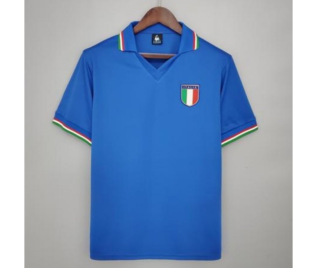Maglia da calcio retrò da uomo dell'Italia 1982