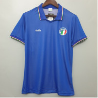 Maglia da calcio retrò da uomo dell'Italia da casa 1990
