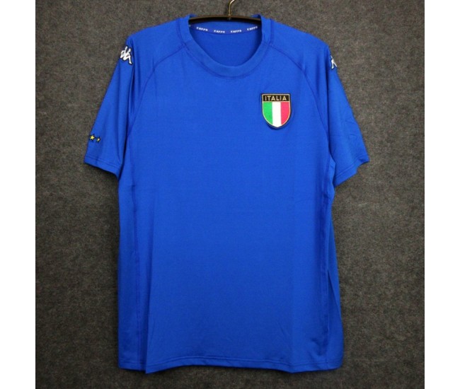 Maglia da calcio retrò da uomo dell'Italia, modello Home 2000