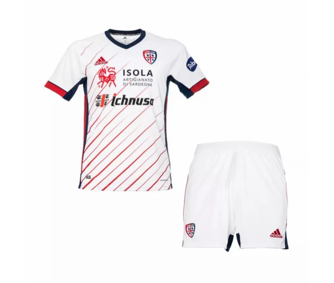 Cagliari Calcio Away Kit Kids 2020 2021