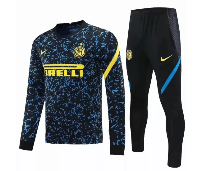 Tuta Tecnica Allenamento Inter Milan Blu 2020 2021