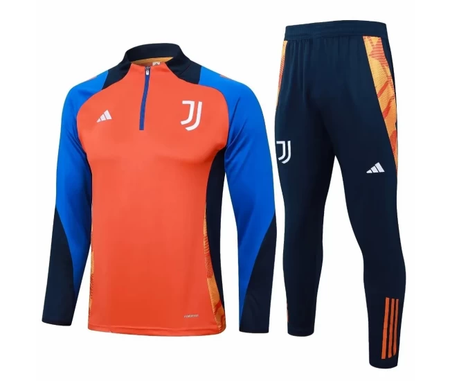 Tuta da calcio tecnica da allenamento arancione da uomo Juventus 2024-25