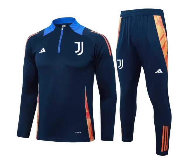 Tuta da calcio tecnica da allenamento blu navy da uomo Juventus 2024-25
