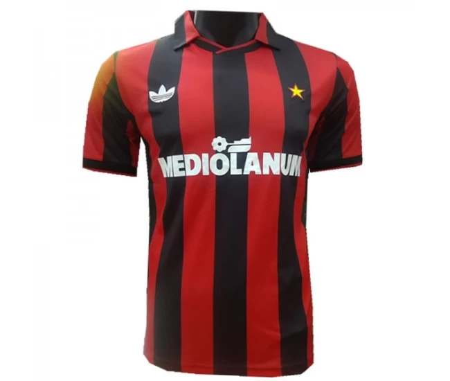 Ac Milan Home Maglia Retrò 1991/1992