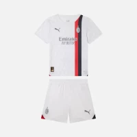 Kit da calcio da trasferta per bambini AC Milan 23-24