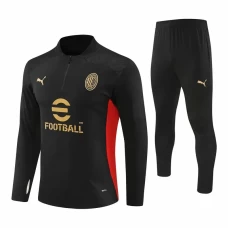 Tuta da calcio tecnica da allenamento nera da uomo AC Milan 2024-25