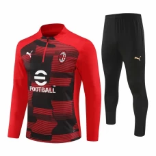 Tuta da calcio tecnica da allenamento rossa da uomo AC Milan 2024-25