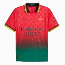 Maglia AC Milan x OFF-WHITE Uomo Rosso-Verde 24-25