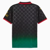Maglia AC Milan x OFF-WHITE da uomo nera-verde 24-25