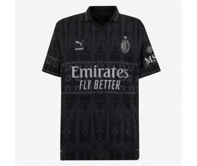 Maglia Scuro AC Milan X Pleasures Uomo 23-24