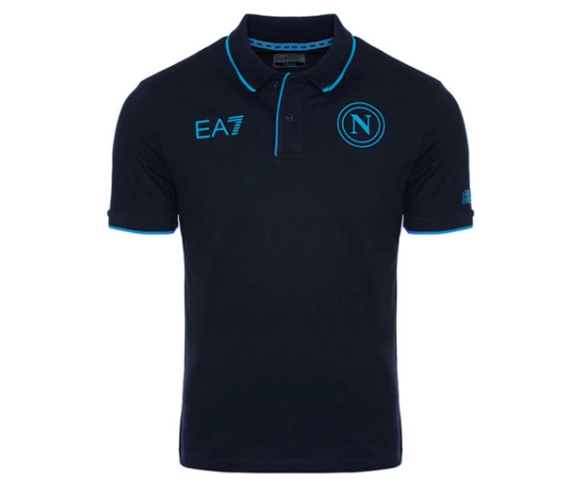 Polo Rappresentanza Uomo Blu Navy SSC Napoli 23-24