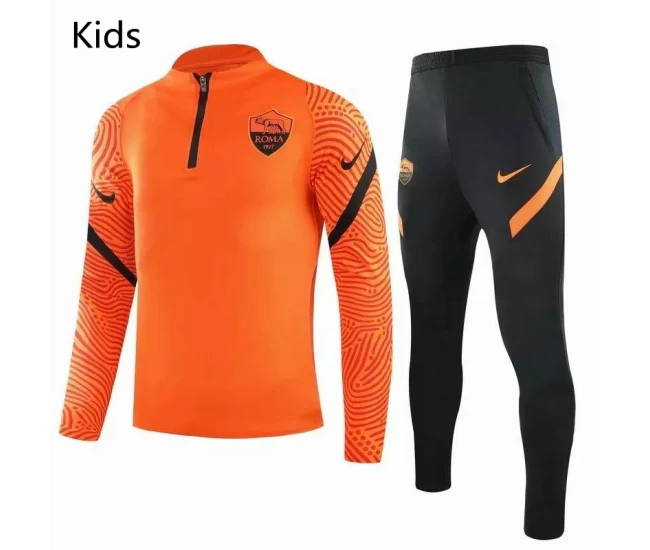 Tuta tecnica da calcio AS Roma Training Giallo Bambino 2020-21