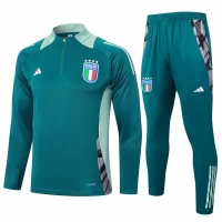 Tuta da calcio tecnica da allenamento verde da uomo Italia 2024-25