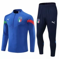 Tuta tecnica da calcio da allenamento azzurra Italia 2022-23