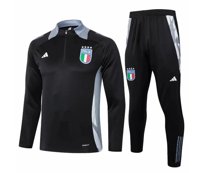 Tuta da calcio tecnica da allenamento nera da uomo Italia 2024-25