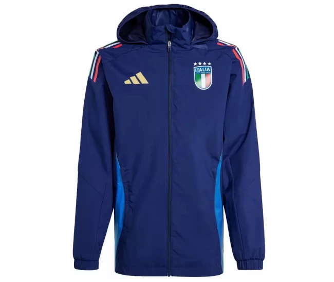 Giacca antipioggia allenamento uomo Italia 24-25